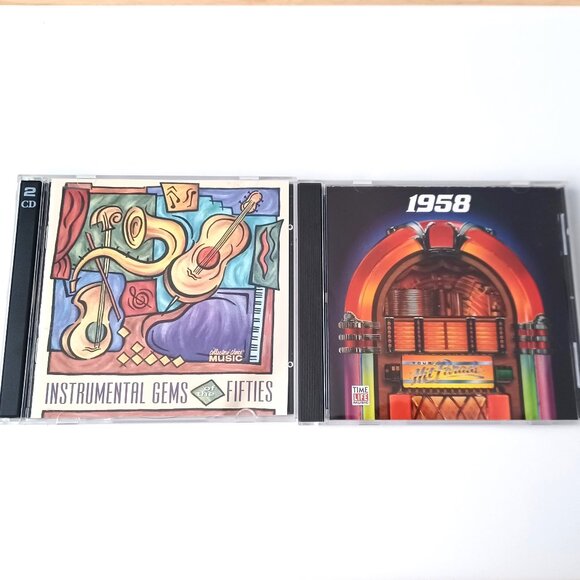 Three CDs 1950s Music. Instrumental Gems and Time Life Your Hit Parade 1958 - Picture 1 of 7